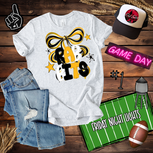 Rabbits Bold with Bow