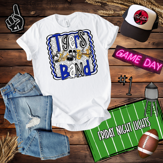 Tigers Band Dots Design