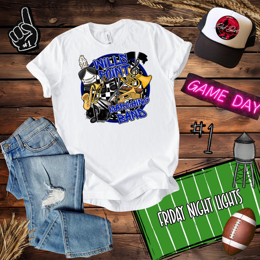 Tigers Band Spirit Circle Design