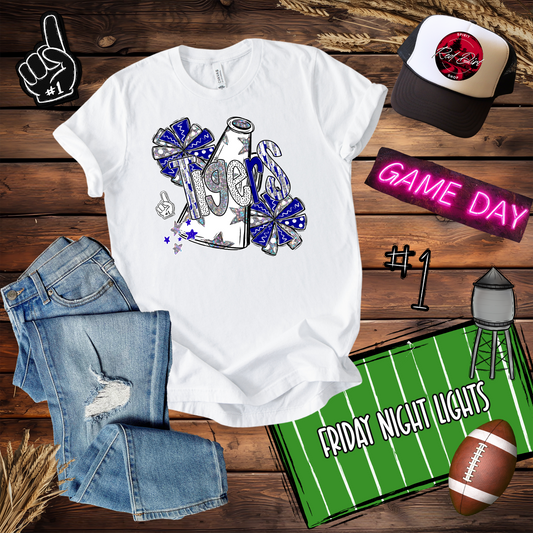 Tigers Cheer Megaphone Design