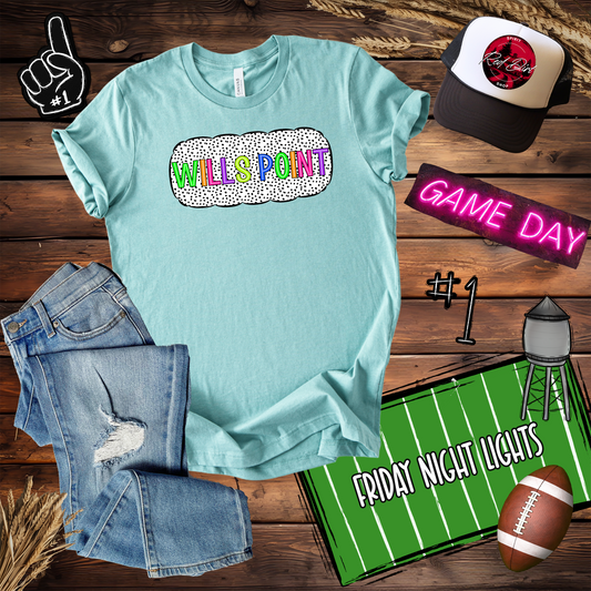 Wills Point Dots Design-Neon