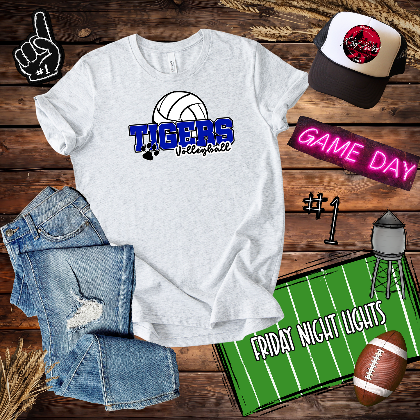 Tigers Volleyball Varsity Design