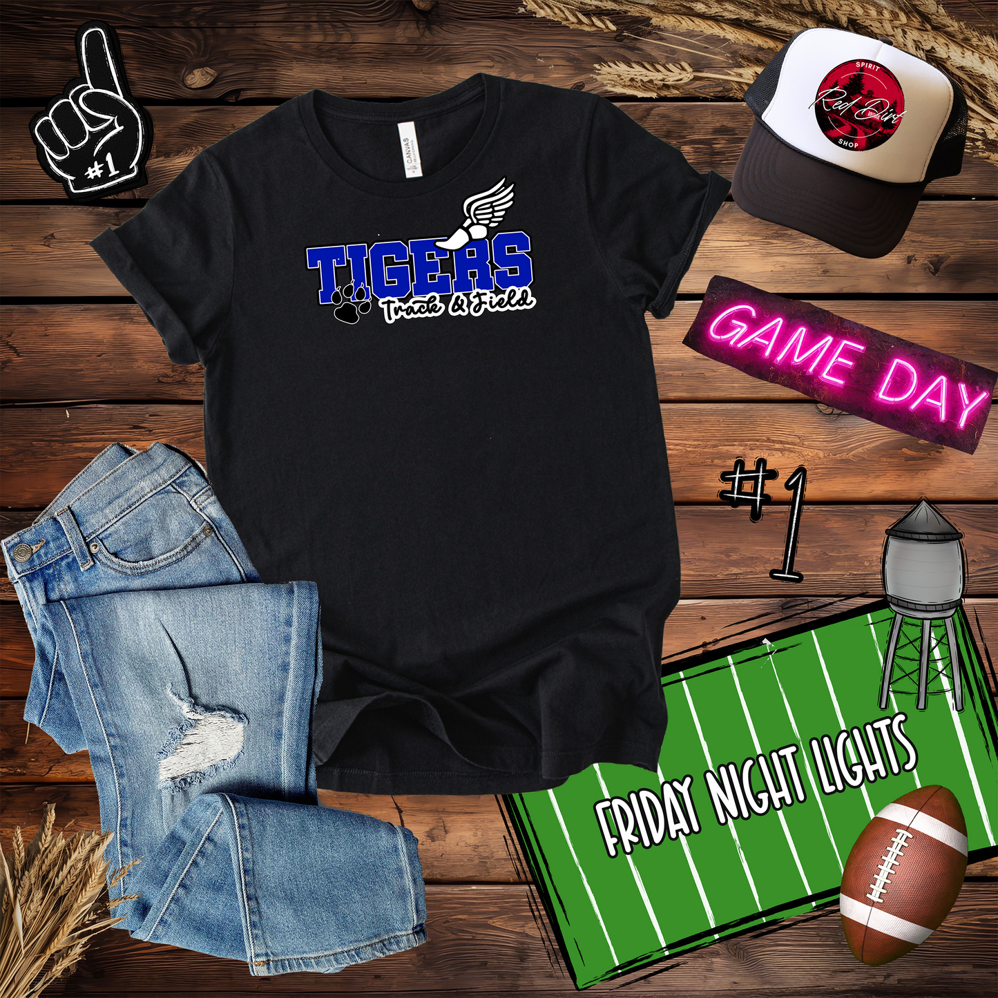 Tigers Track Varsity Design