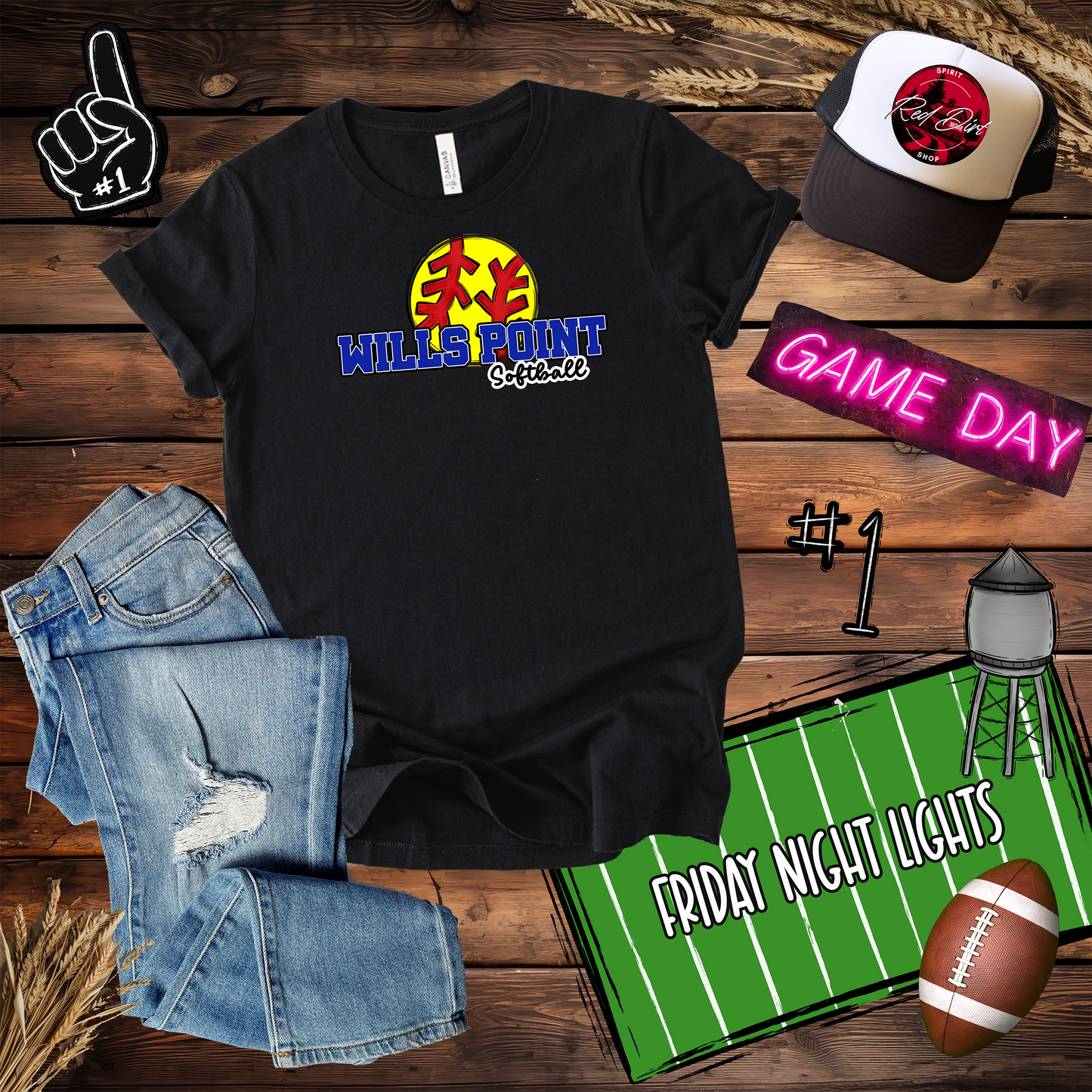 Wills Point Softball Varsity Design