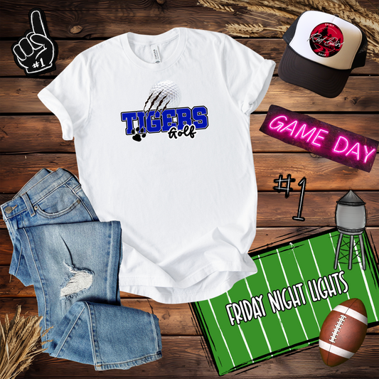 Tigers Golf Varsity Design