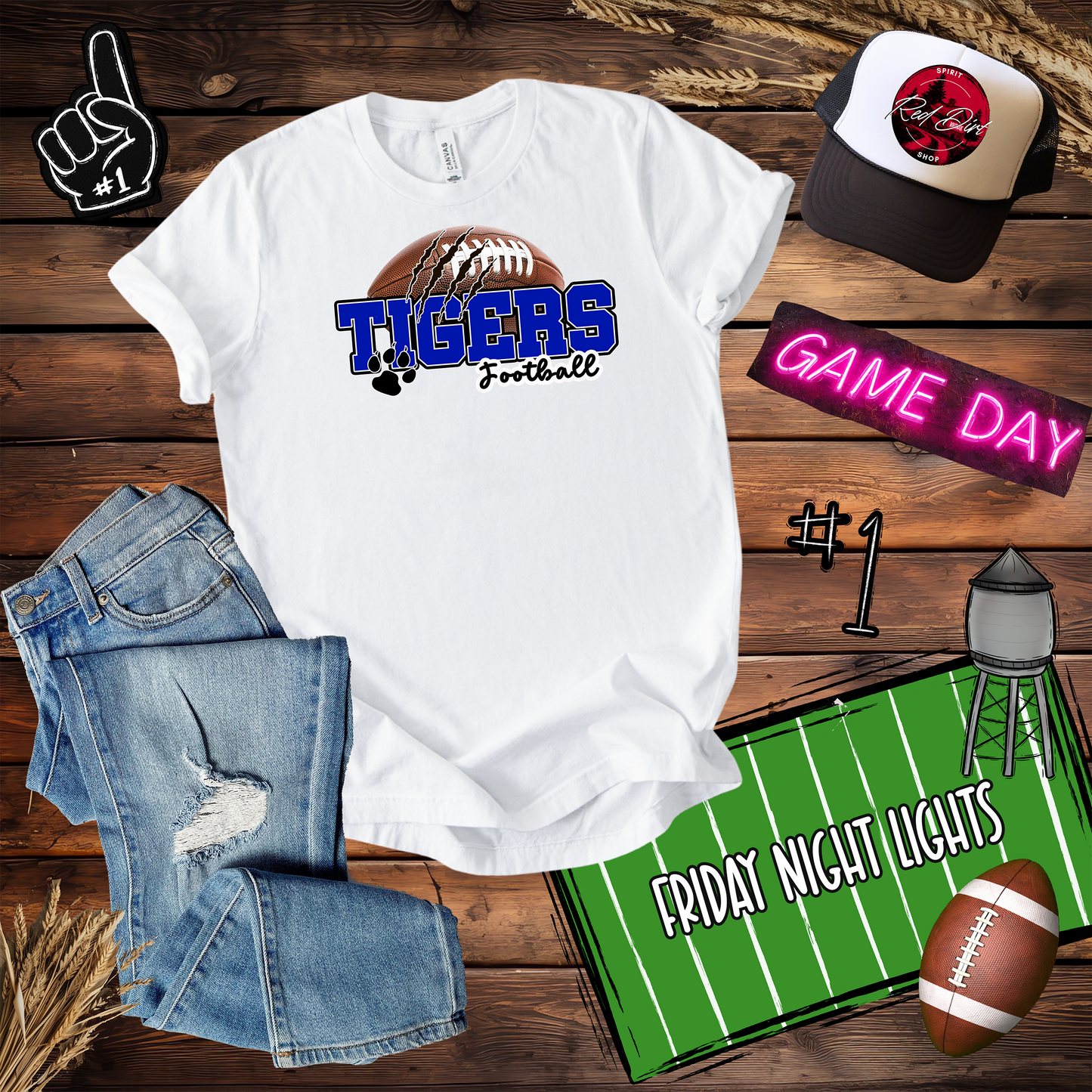 Tigers Football Varsity Design