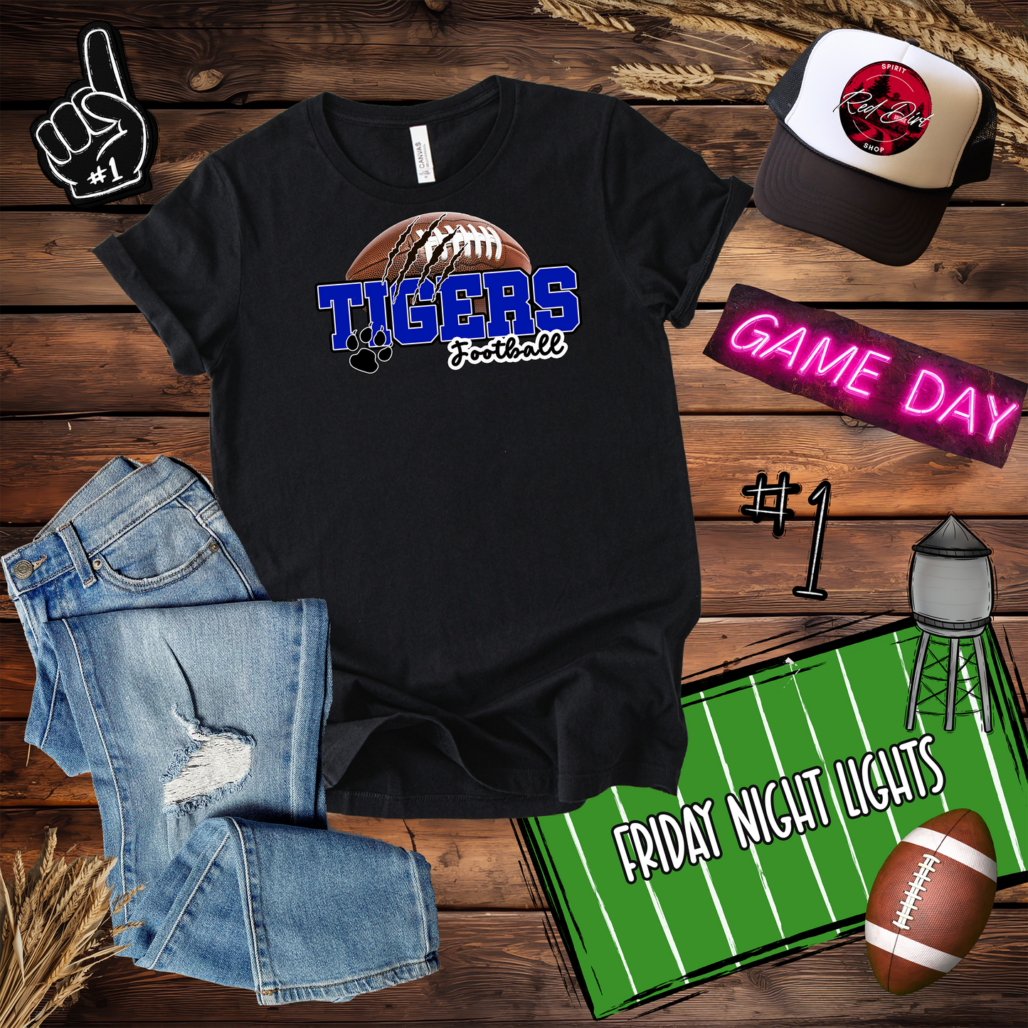 Tigers Football Varsity Design