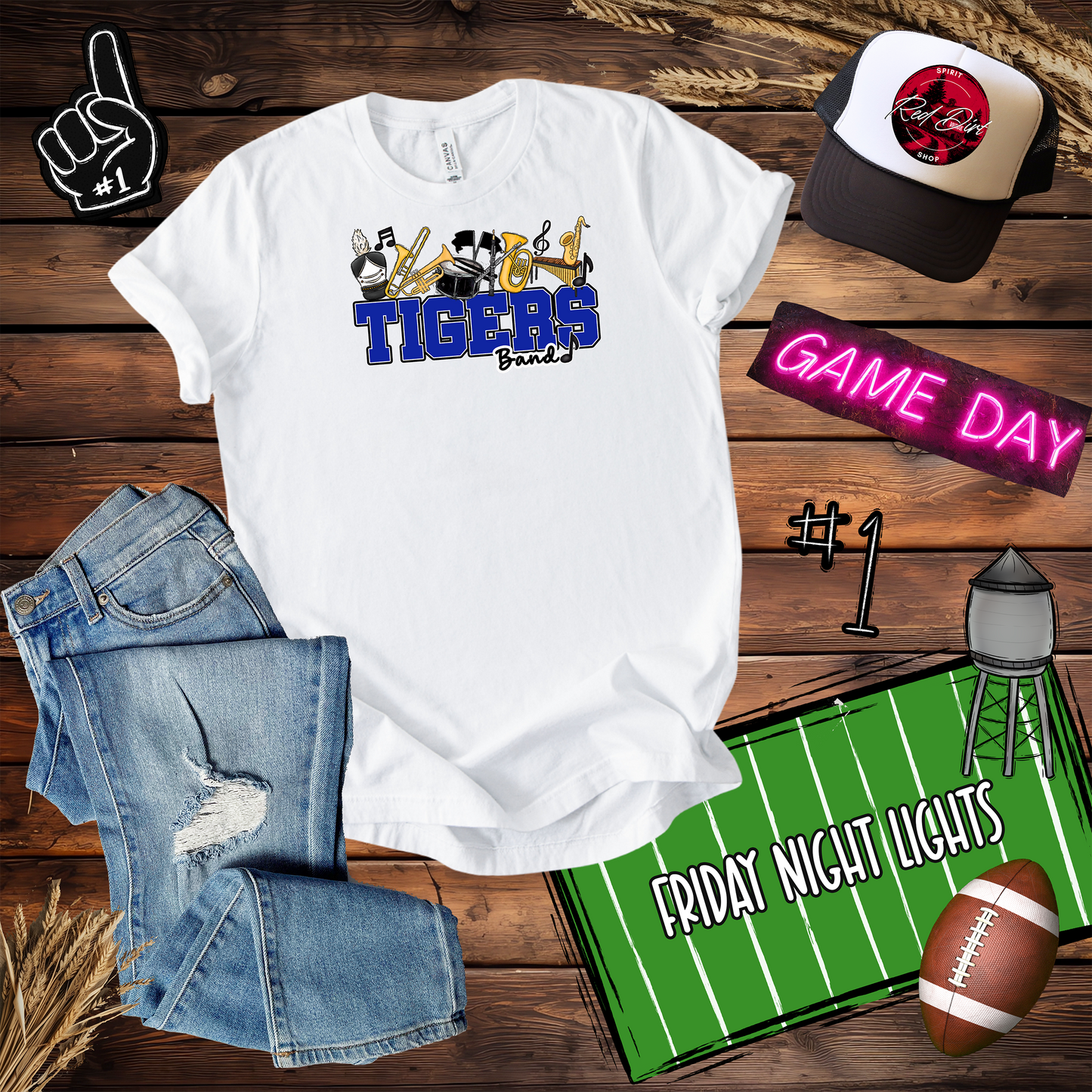 Tigers Varsity Band Design