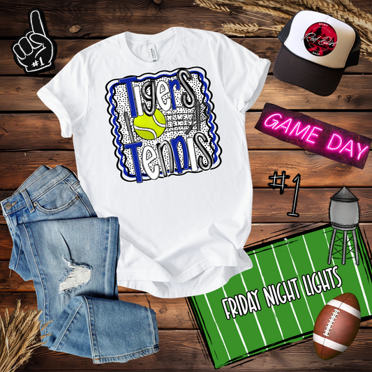 Tigers Tennis Dots Design