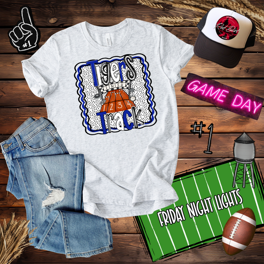 Tigers Track Dots Design