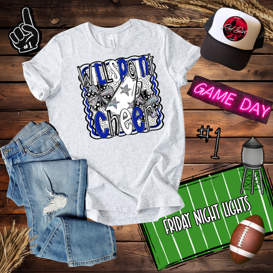 Wills Point Cheer Dots Design