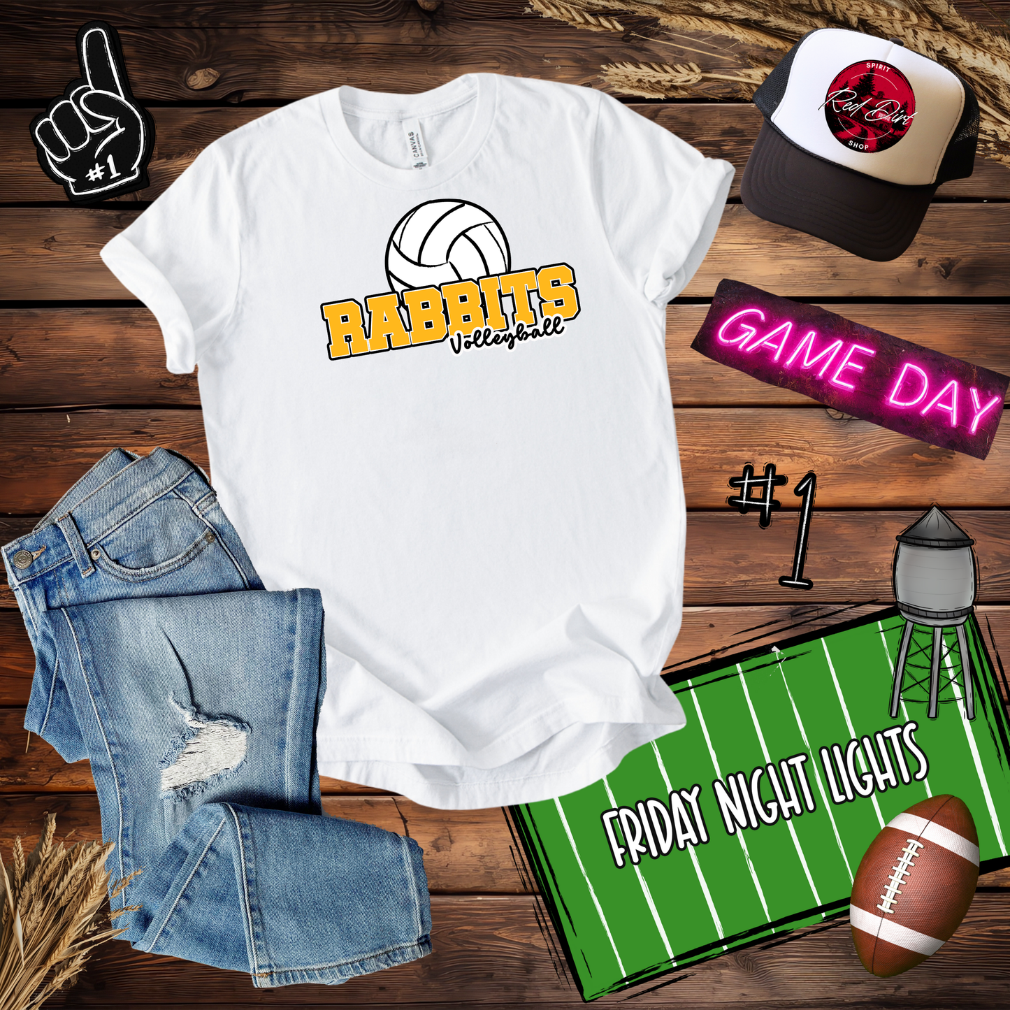 Rabbits Volleyball Varsity Design