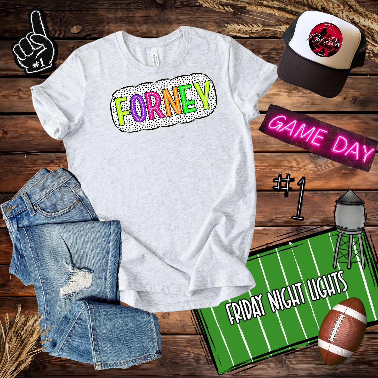 Forney Dots Design-Neon