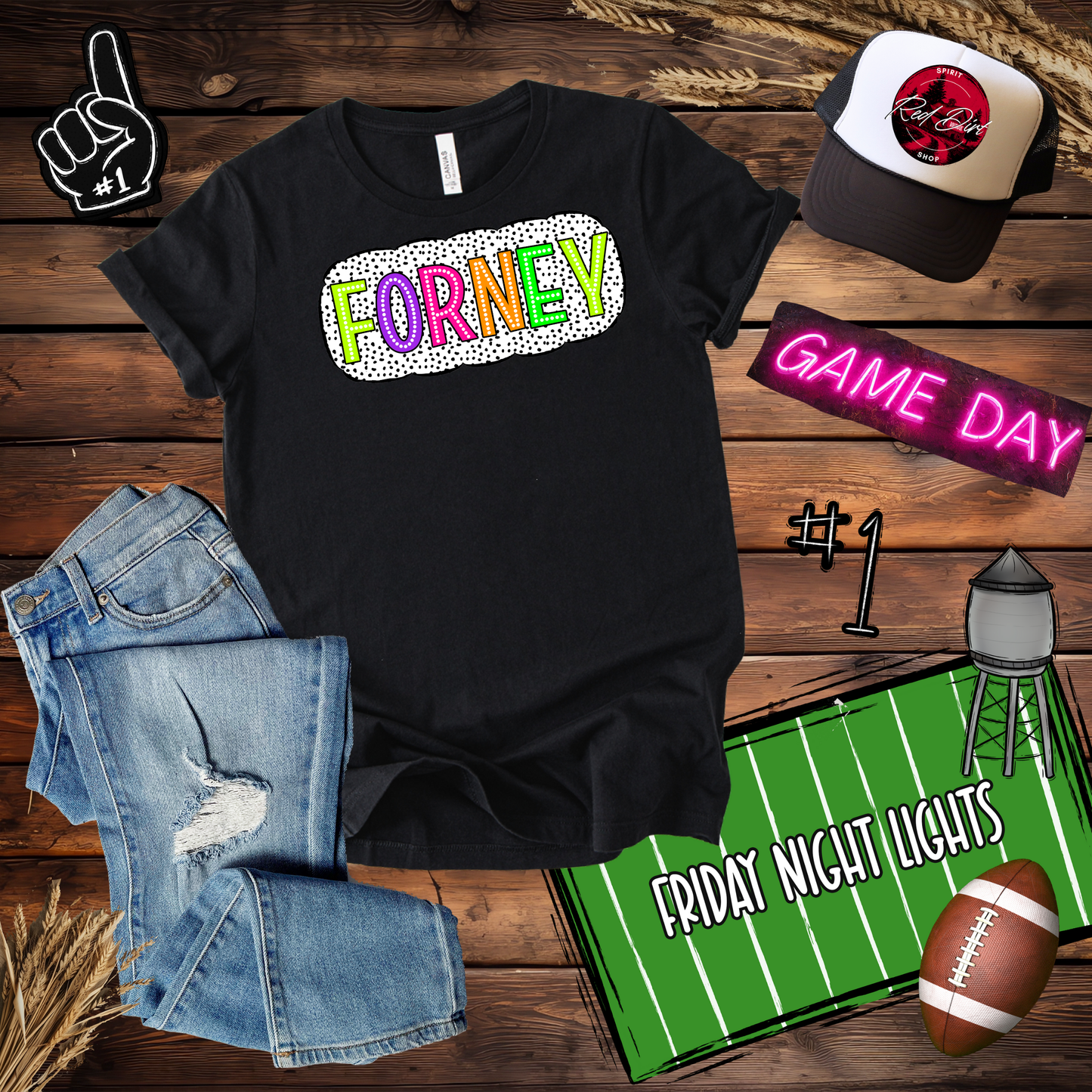 Forney Dots Design-Neon