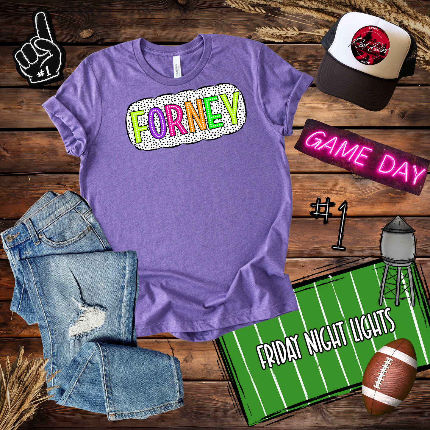 Forney Dots Design-Neon