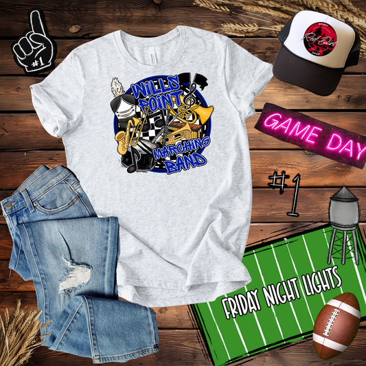 Tigers Band Spirit Circle Design