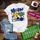 Tigers Softball Checkers Spirit Design