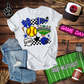 Tigers Softball Checkers Spirit Design