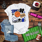Tigers Basketball Checkers Spirit Design