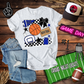 Tigers Basketball Checkers Spirit Design