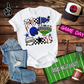 Tigers Baseball Checkers Spirit Design