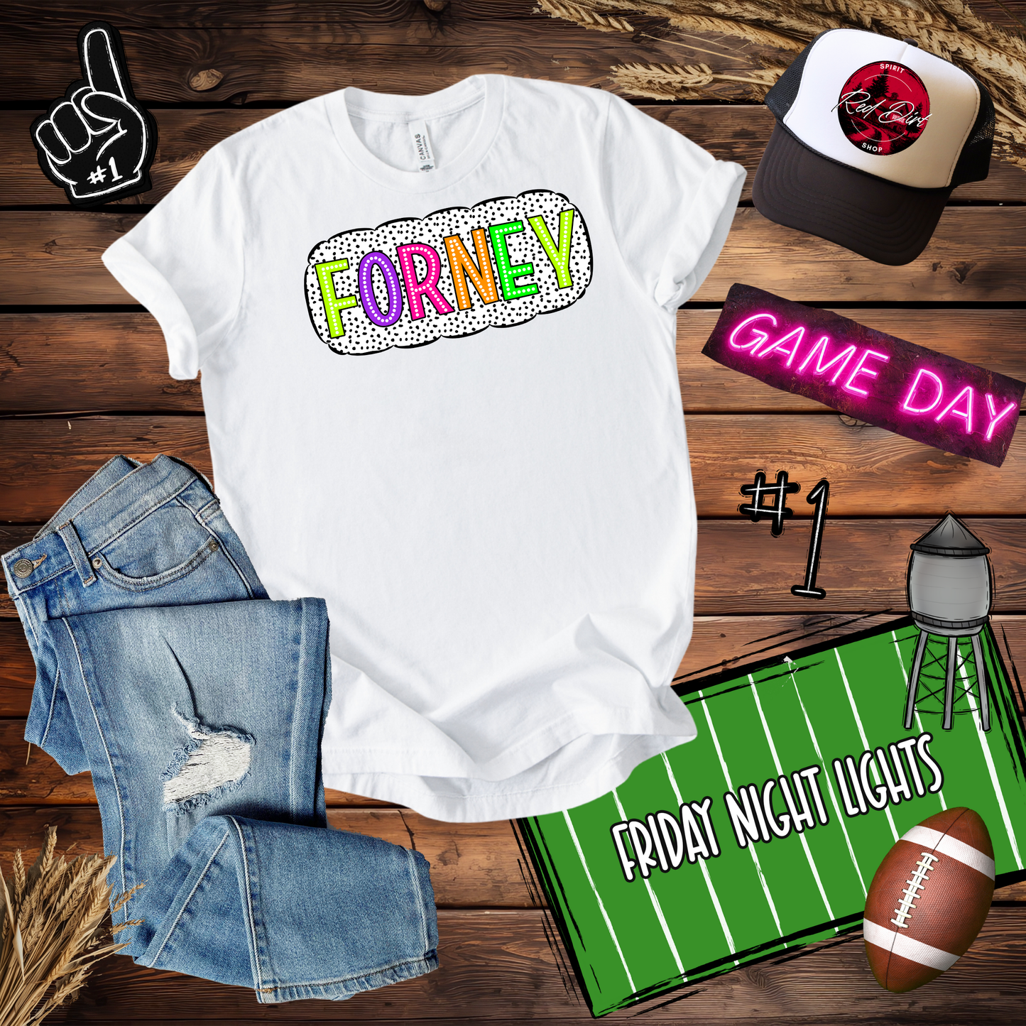 Forney Dots Design-Neon