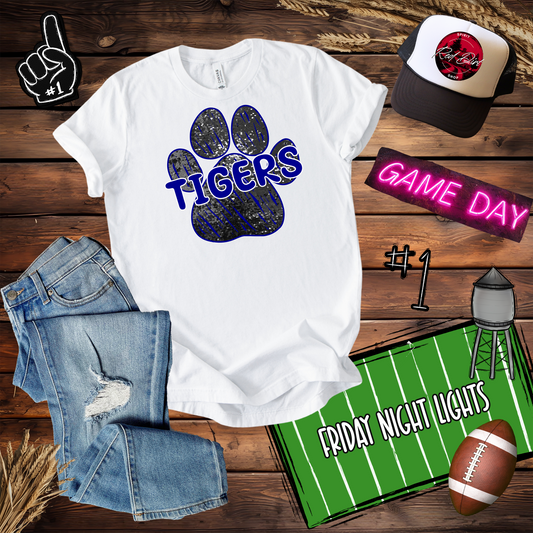 Tiger Paw-Black Blue