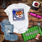 Tigers Mascot Spirit Design Blue