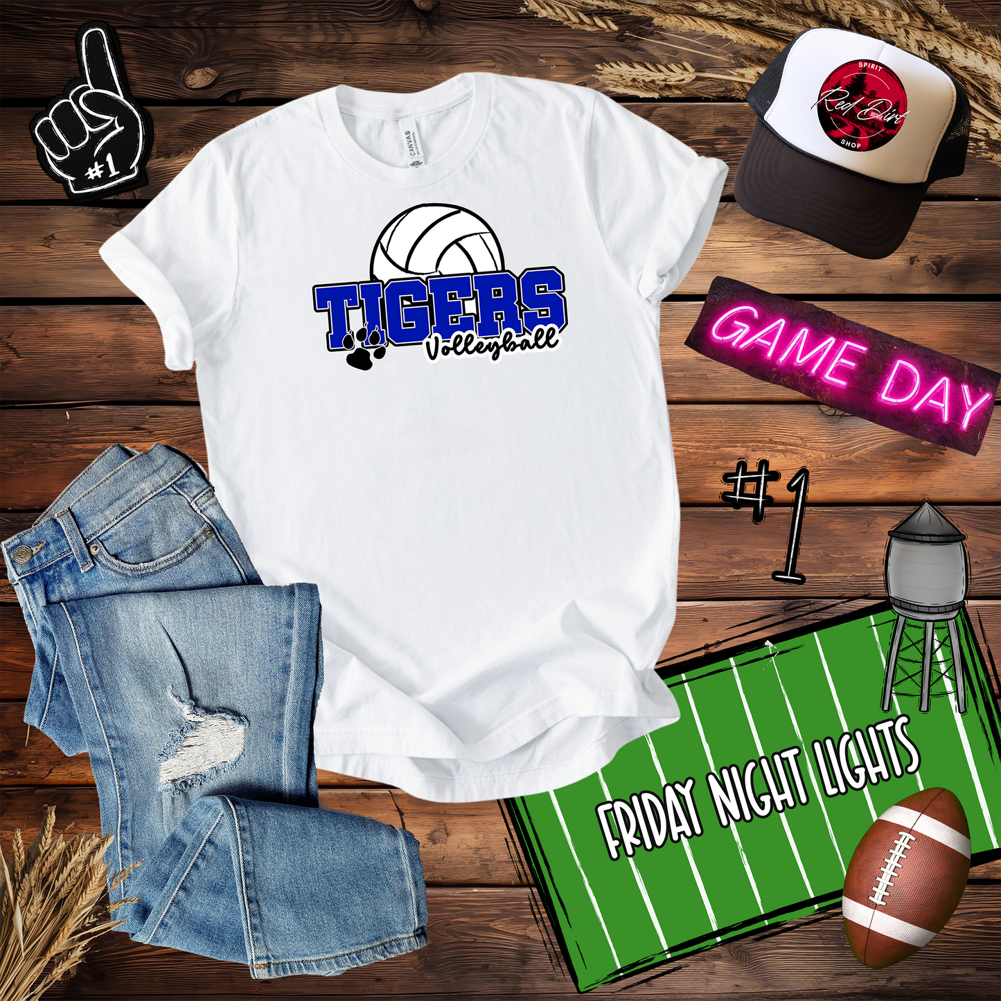 Tigers Volleyball Varsity Design