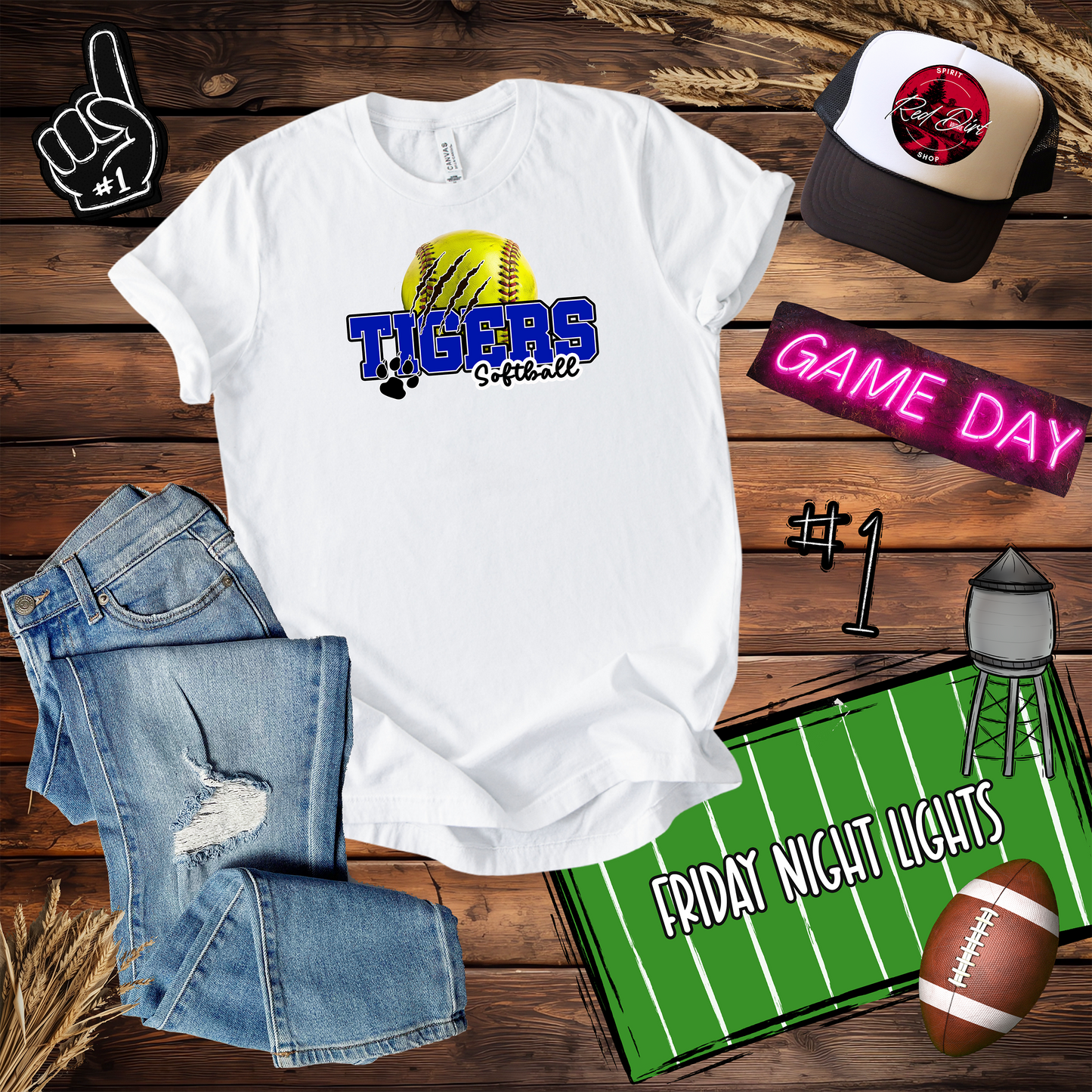 Tigers Softball Varsity Design