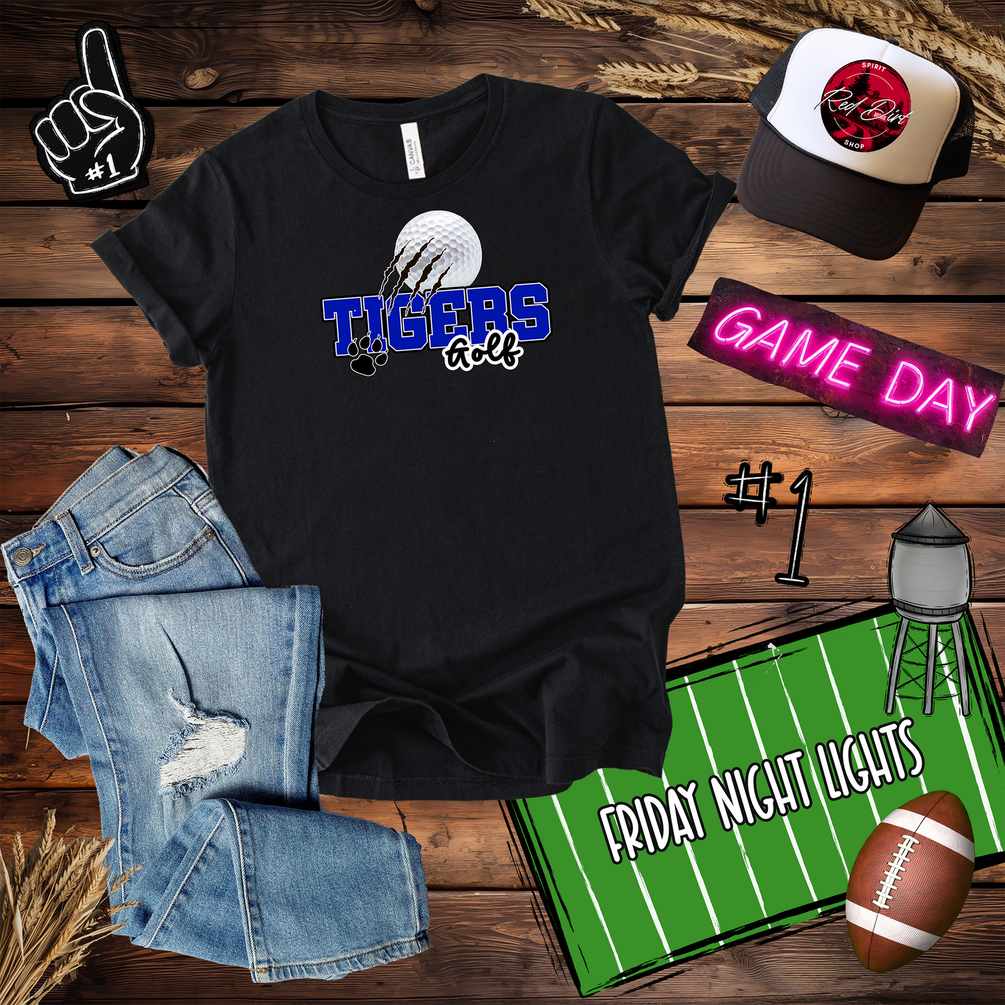 Tigers Golf Varsity Design