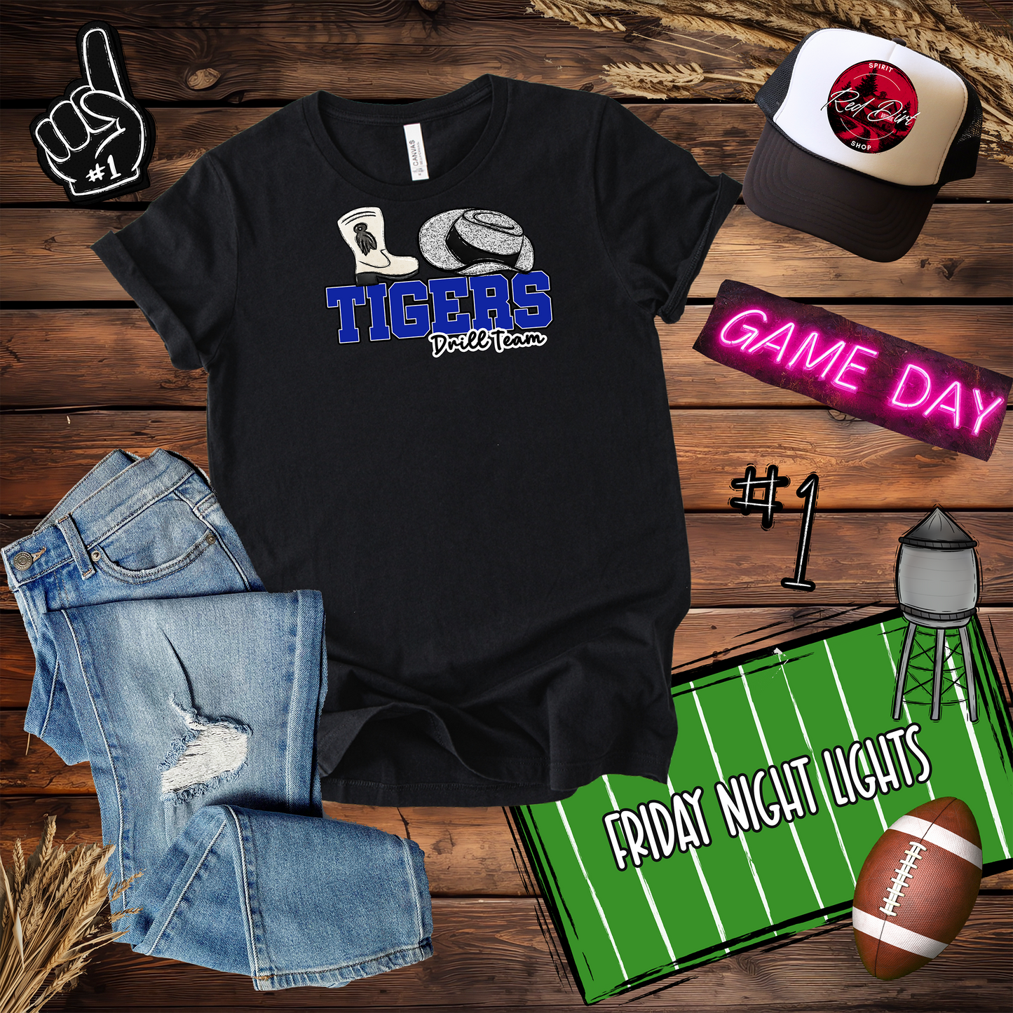 Tigers Drill Team Varsity Design