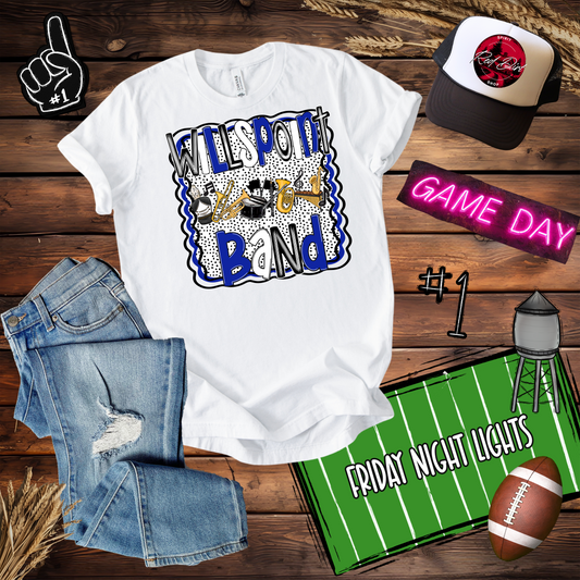 Wills Point Band Dots Design