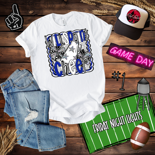 Wills Point Cheer Dots Design